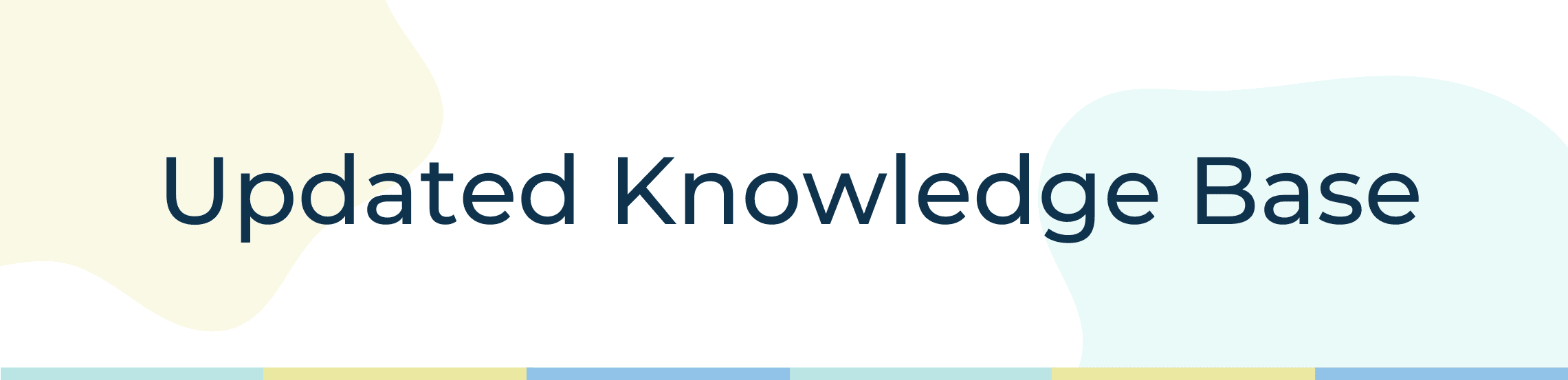 Updated Knowledge Base