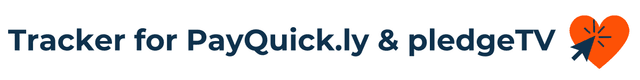 Tracker for CONNECT (PayQuick.ly & pledgeTV)