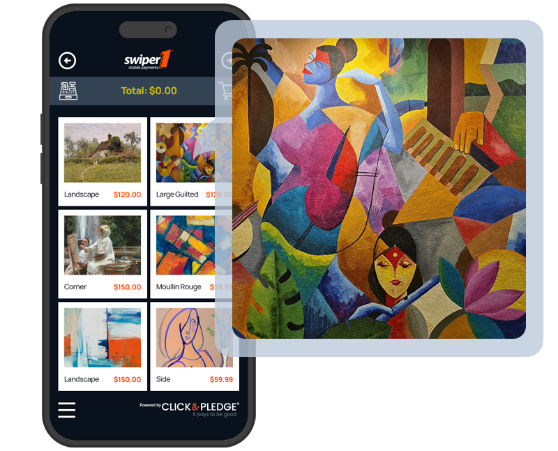 Happy nonprofit volunteer