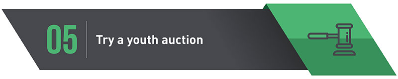 Charity Auctions tip #5: Try a youth auction