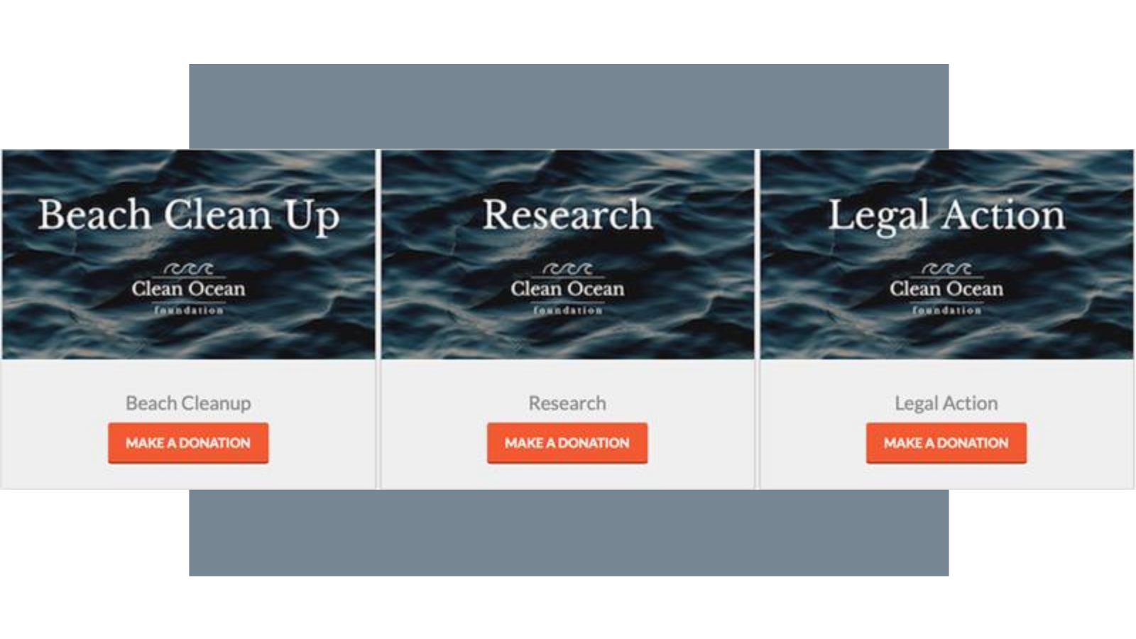 Give each fundraising initiative its own campaign page Give each fundraising initiative its own campaign page